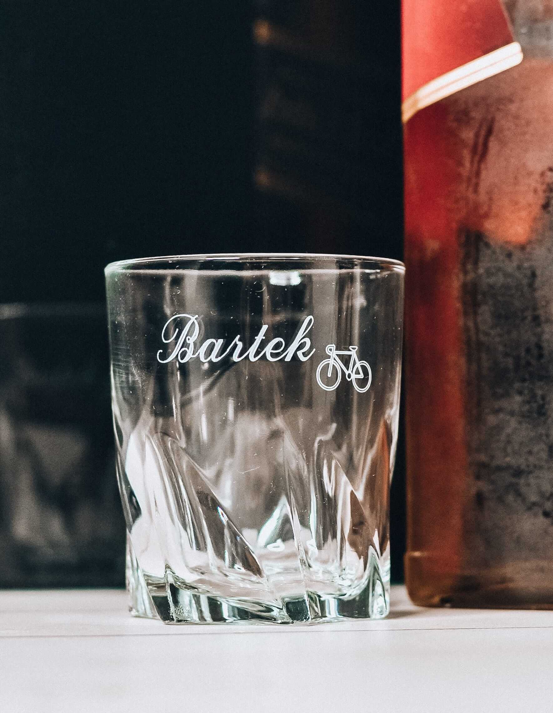 szklanka personalizowana bartek